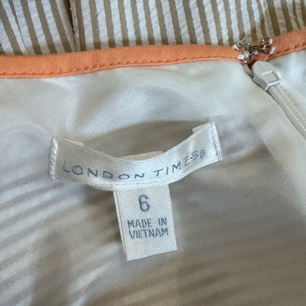 London Times Striped Dress - Picture 5 of 5